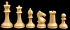 Hastings Series Chessmen-Black/Ivory